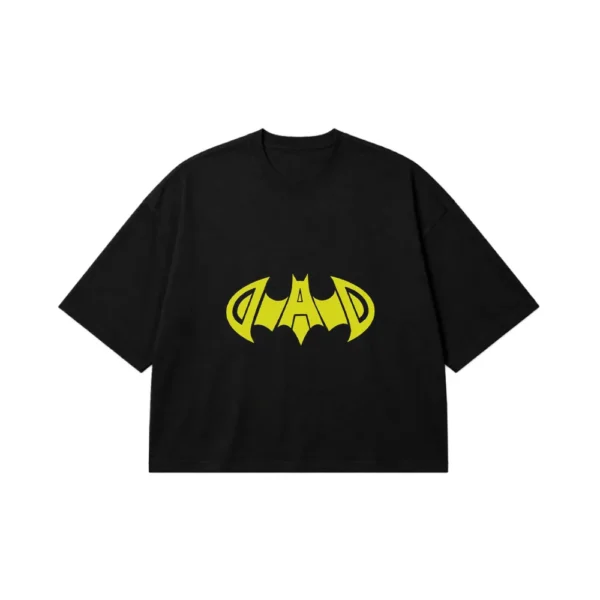 تیشرت باکسی بتمن طرح لوگوی گرافیتی (Batman) کد po1478