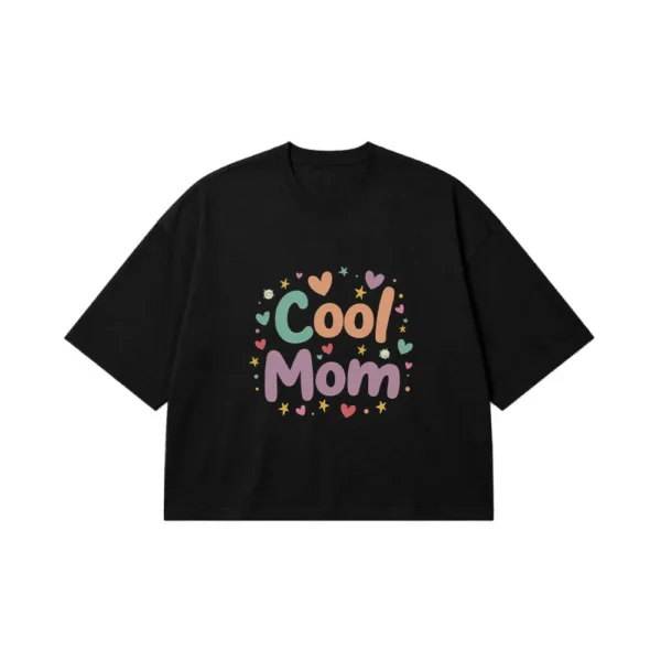 تیشرت باکسی مادر طرح Cool Mom کد po1504