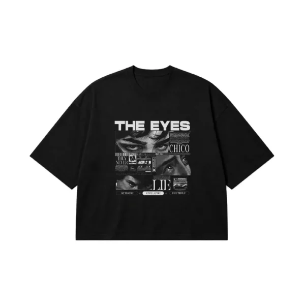 تیشرت باکسی فیلم صورت زخمی طرح The Eyes Chico (Scarface) کد po1510