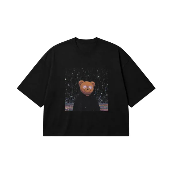 تیشرت باکسی کانیه وست طرح خرس گِرادویشن (Kanye West) کد po1527