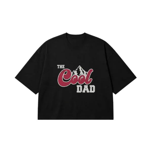 تیشرت باکسی بابا طرح Cool Dad کد po1635