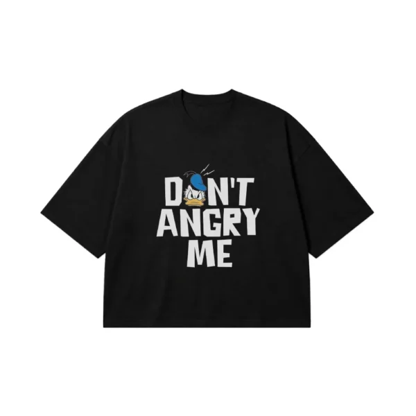 تیشرت باکسی نوشته طنز Don’t Angry Me کد po1731