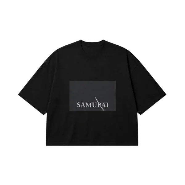 تیشرت باکسی سامورایی طرح مینیمال (Samurai) کد po1763