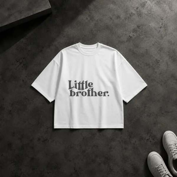 تیشرت باکسی برادر کوچک طرح Little Brother کد po1787