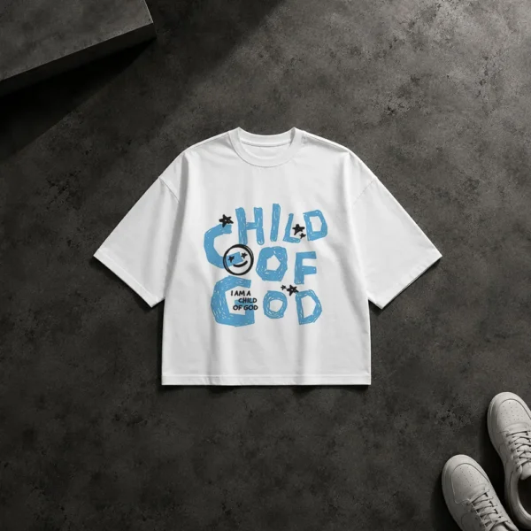 تیشرت باکسی مذهبی طرح Child of God کد po1910