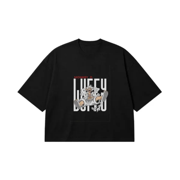 تیشرت باکسی انیمه وان پیس طرح مانکی دی لوفی (Monkey D. Luffy) کد po2058