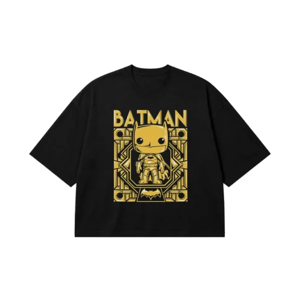 تیشرت باکسی بتمن طرح پیکاچو با لباس شوالیه تاریکی (Pikachu Batman) کد po2062