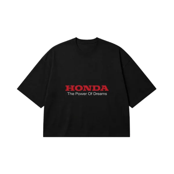 تیشرت باکسی موتور سیکلت طرح هوندا (Honda) کد po2269