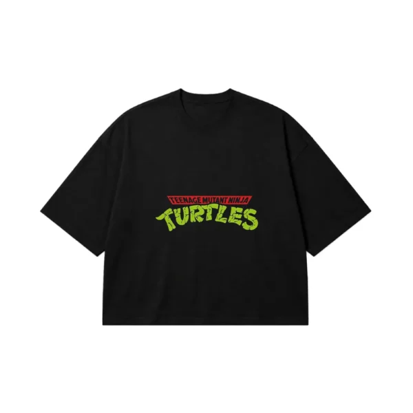 تیشرت باکسی لاک‌پشت‌های نینجا طرح لوگو (TMNT) کد po2286