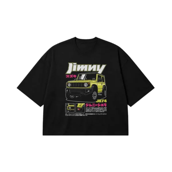 تیشرت باکسی سوزوکی جیمنی طرح خودرو (Suzuki Jimny) کد po2302