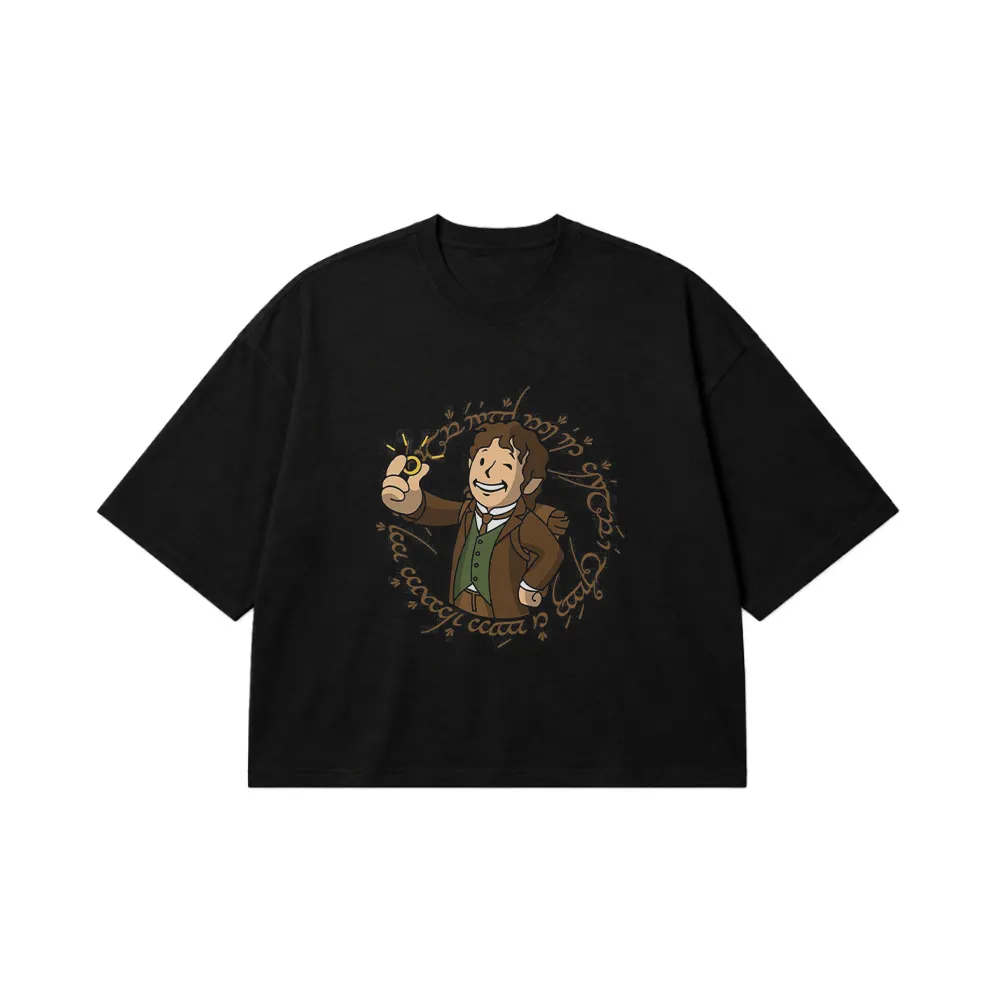 تیشرت باکسی ارباب حلقه‌ها طرح فرودو بگینز (Frodo Baggins) کد po2536
