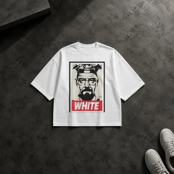 تیشرت باکسی بریکینگ بد طرح والتر وایت (Walter White) کد po256