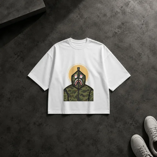 تیشرت باکسی بیپ طرح هودی استریت‌ویر (BAPE) کد po2865
