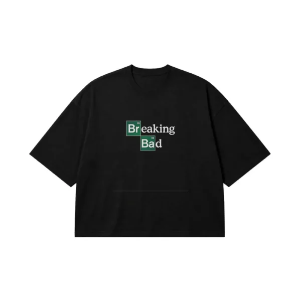 تیشرت باکسی بریکینگ بد طرح لوگوی کلاسیک (Breaking Bad) کد po3304