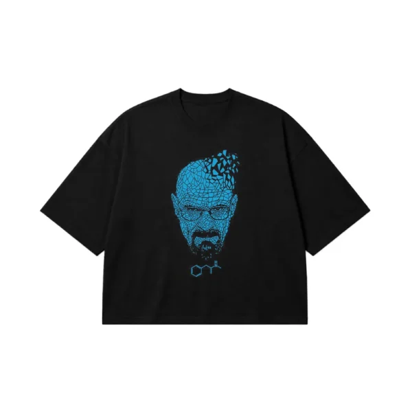 تیشرت باکسی بریکینگ بد طرح والتر وایت تایپوگرافی (Walter White) کد po3621