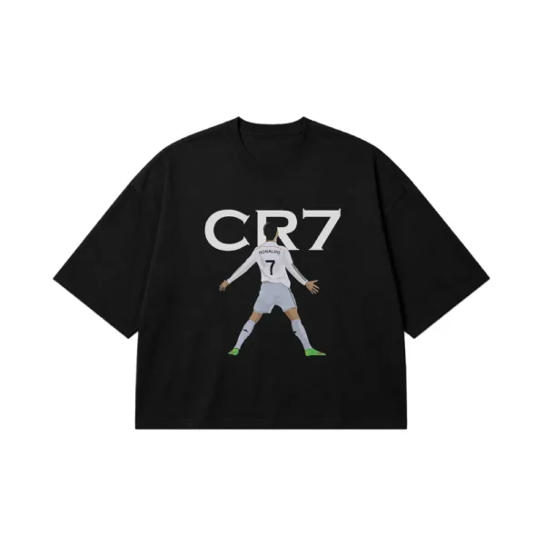 تیشرت باکسی کریستیانو رونالدو طرح CR7 (Cristiano Ronaldo) کد po3712