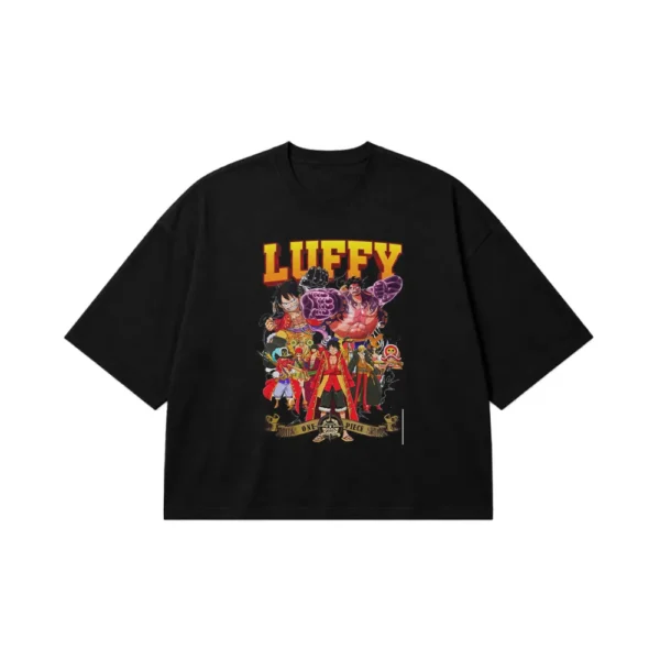 تیشرت باکسی انیمه وان پیس طرح مانکی دی لوفی (Monkey D. Luffy) کد po3959