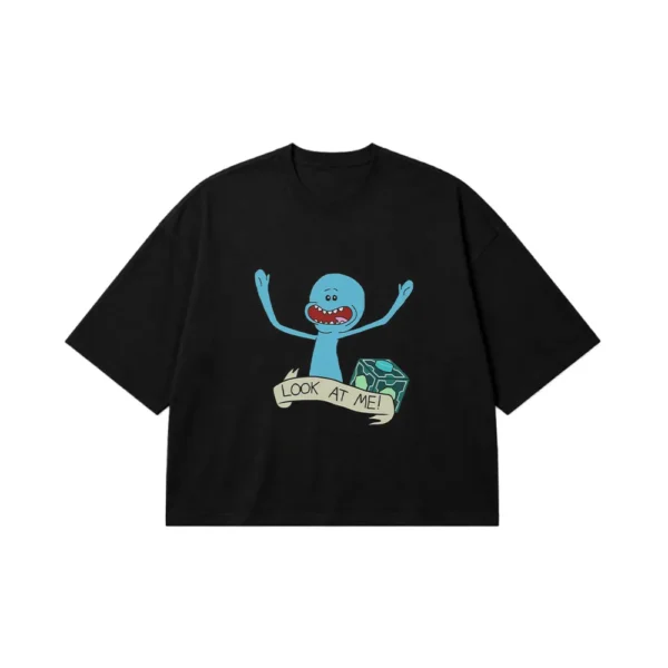 تیشرت باکسی ریک و مورتی طرح میسیکس (Mr. Meeseeks) کد po4012