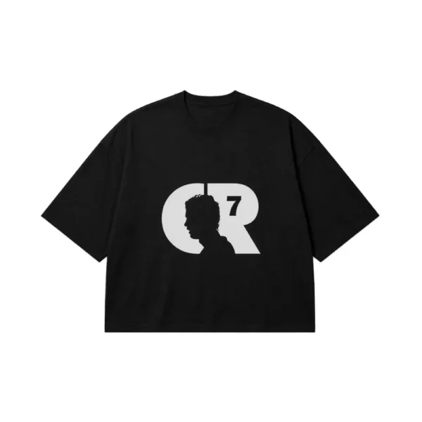 تیشرت باکسی کریستیانو رونالدو طرح CR7 (Cristiano Ronaldo) کد po4034