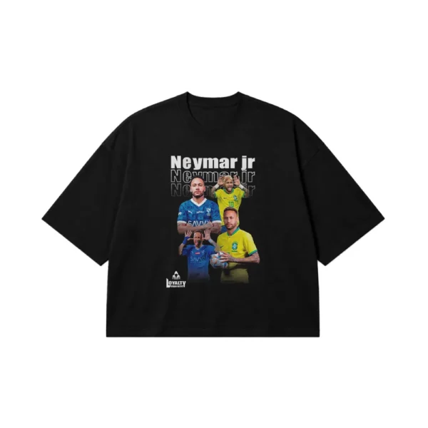 تیشرت باکسی نیمار جونیور طرح تیم‌های فوتبال (Neymar Jr) کد po4043