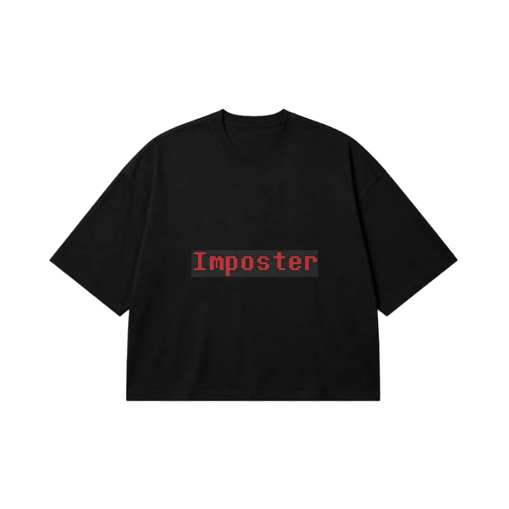 تیشرت باکسی امونگ آس طرح ایمپاستر (Impostor) کد po4044
