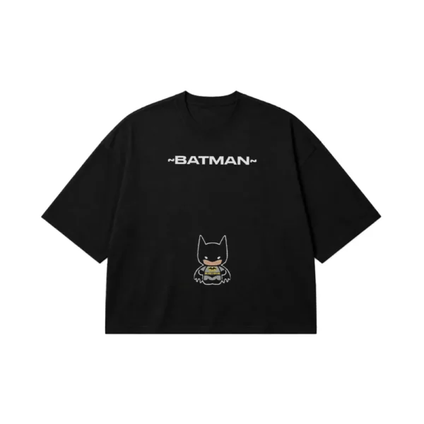 تیشرت باکسی بتمن طرح کارتونی (Batman) کد po4051