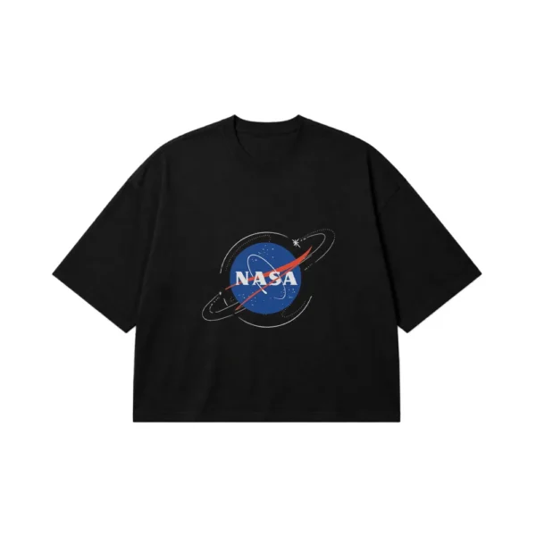 تیشرت باکسی ناسا طرح سیاره و مدار (NASA) کد po4055