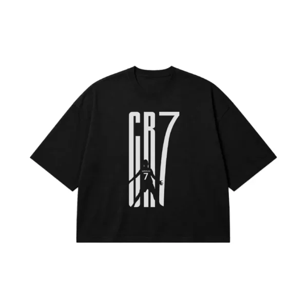 تیشرت باکسی کریستیانو رونالدو طرح CR7 (Cristiano Ronaldo) کد po4086