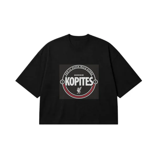 تیشرت باکسی لیورپول طرح هواداران کوپایتس (Kopites) کد po4090