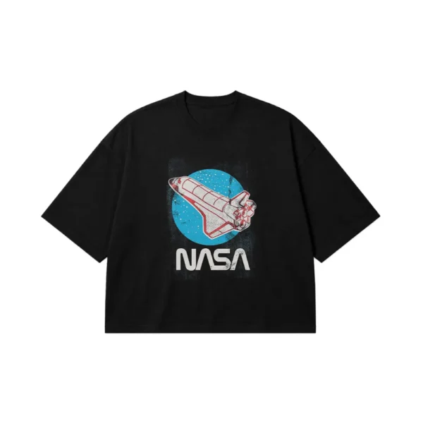 تیشرت باکسی ناسا طرح شاتل فضایی (NASA) کد po4210