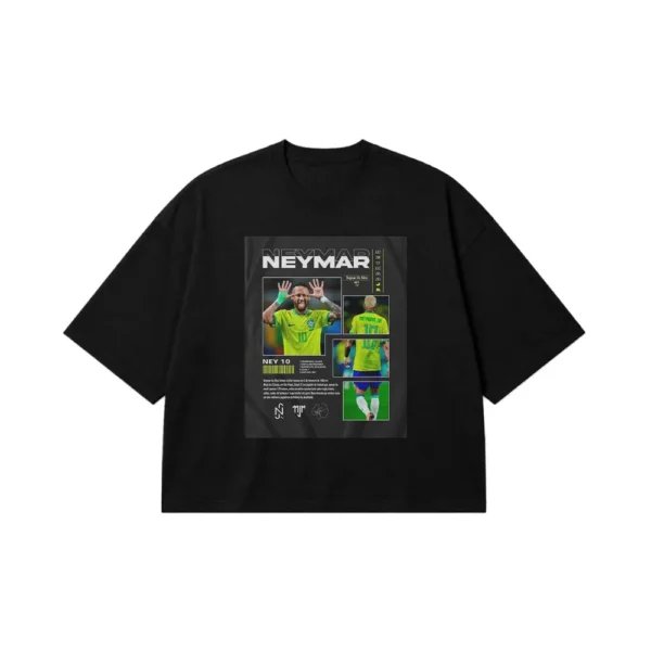 تیشرت باکسی نیمار طرح تیم ملی برزیل (Neymar) کد po4241