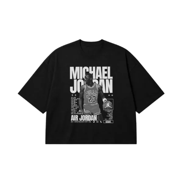 تیشرت باکسی مایکل جردن طرح ایر جردن (Michael Jordan) کد po4259