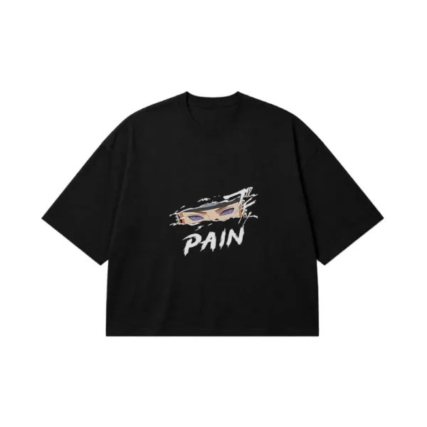 تیشرت باکسی انیمه ناروتو طرح پین (Pain) کد po4260
