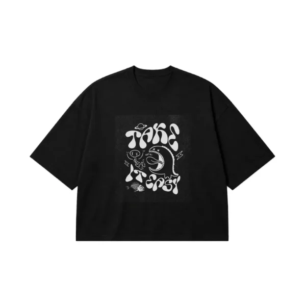 تیشرت باکسی طرح کارتونی Trippy Skippy کد po4266