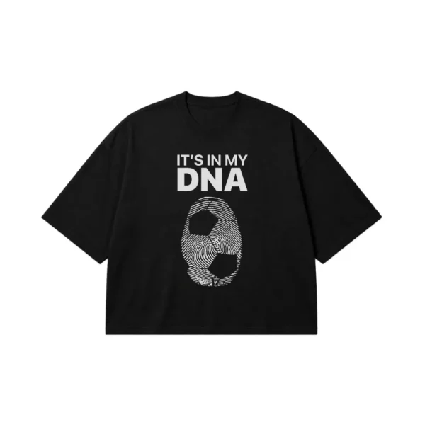تیشرت باکسی تایپوگرافی در DNA من است کد po4319