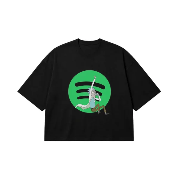 تیشرت باکسی ریک و مورتی طرح رقص ریک (Rick and Morty) کد po4365
