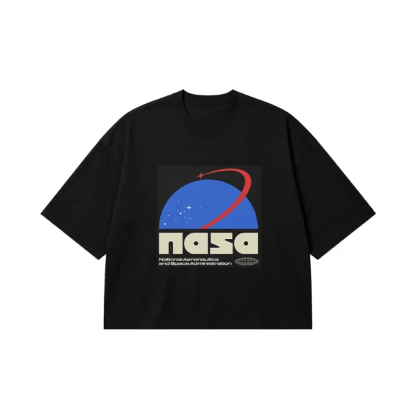 تیشرت باکسی ناسا طرح رترو (NASA) کد po4440