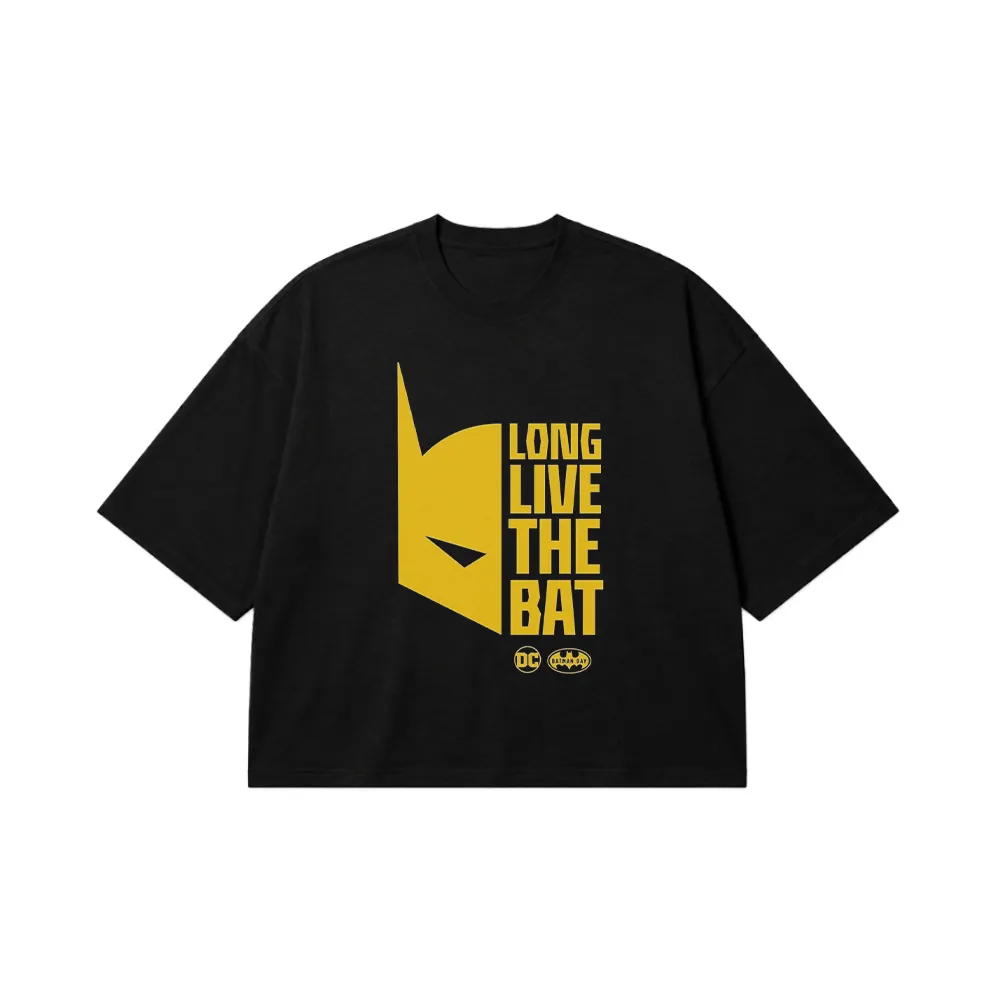 تیشرت باکسی بتمن طرح Long Live The Bat کد po4456