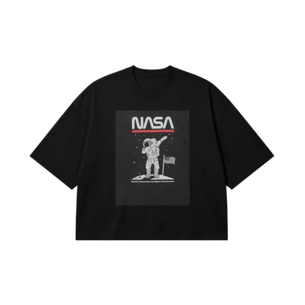 تیشرت باکسی ناسا طرح فضانورد روی ماه (NASA) کد po4772