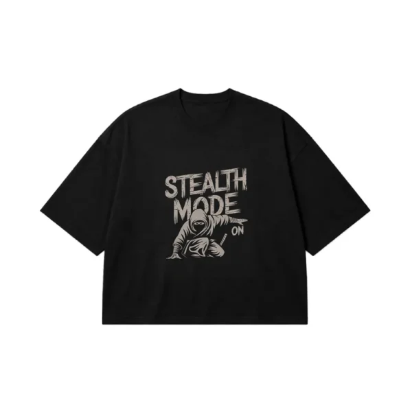 تیشرت باکسی نینجا طرح Stealth Mode کد po4807