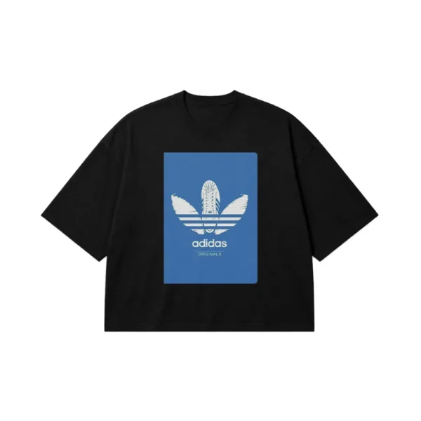 تیشرت باکسی آدیداس طرح لوگوی اورجینال (Adidas) کد po4886