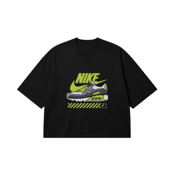 تیشرت باکسی نایکی طرح کفش گرافیکی (Nike) کد po4909