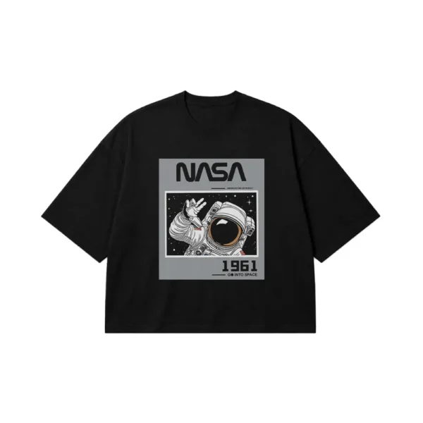 تیشرت باکسی ناسا طرح فضانورد 1981 (NASA) کد po4920