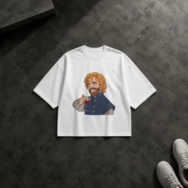 تیشرت باکسی گیم آف ترونز طرح تیریون لنیستر (Tyrion Lannister) کد po5607