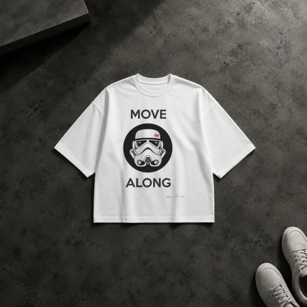 تیشرت باکسی جنگ ستارگان طرح استورم‌تروپر (Stormtrooper) کد po6892