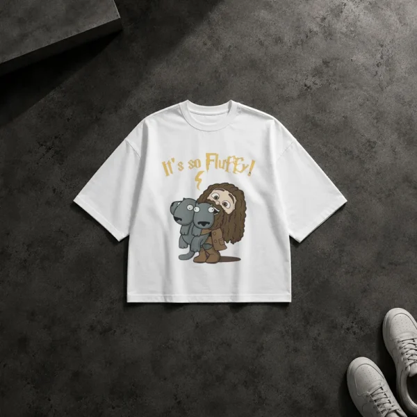 تیشرت باکسی هری پاتر طرح هاگرید و فنگ (Harry Potter) کد po6995
