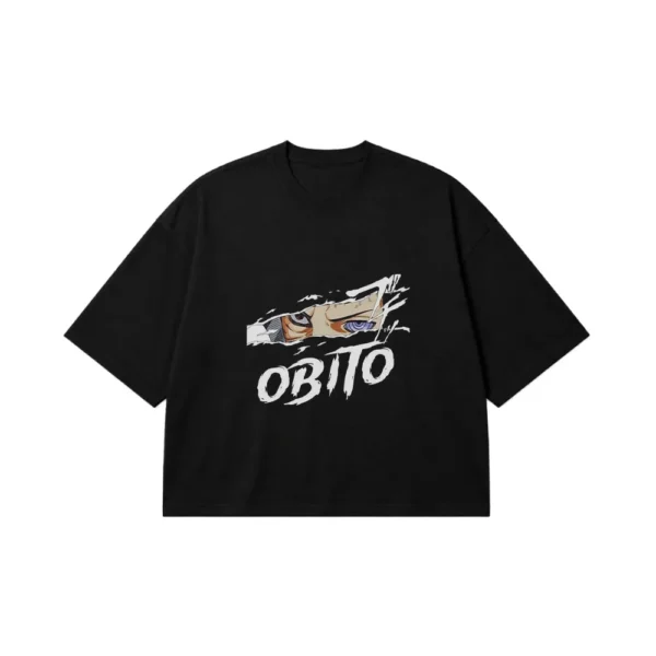 تیشرت باکسی انیمه ناروتو طرح اوبیتو اوچیها (Obito) کد po754