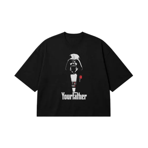 تیشرت باکسی جنگ ستارگان طرح دارث ویدر Your Father کد po7973