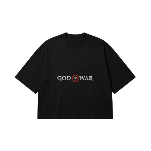 تیشرت باکسی بازی خدای جنگ طرح لوگو (God of War) کد po7975