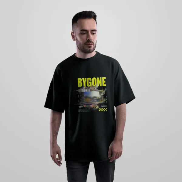 تیشرت اورسایز رترو طرح Bygone کد 13967